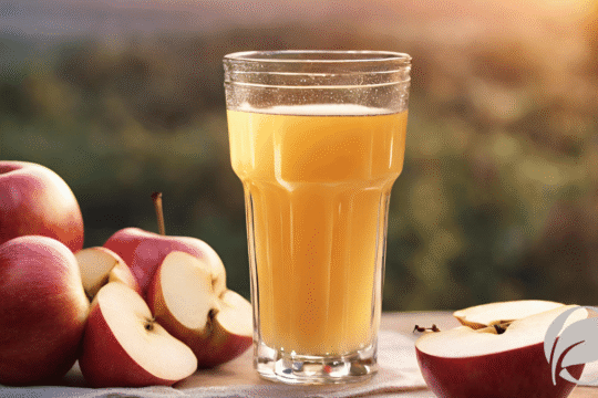 organic apple juice