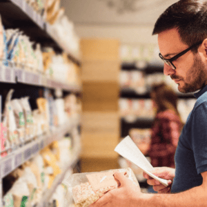 reading organic food labels