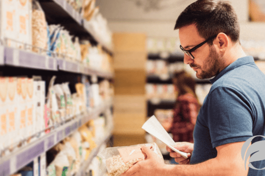 reading organic food labels